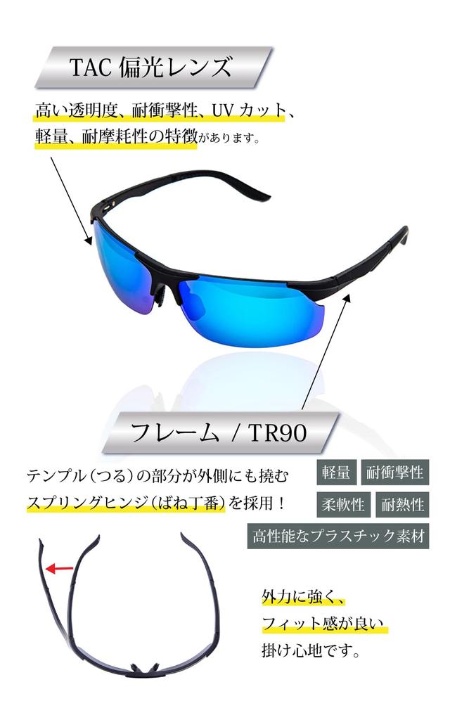 Солнцезащитные очки Valeria Polarized TAC Lens TR90 Frame Hard Case Included Sports Outdoor UV Protection [valeria] High-end [Spring Hinge] Anti-Glare