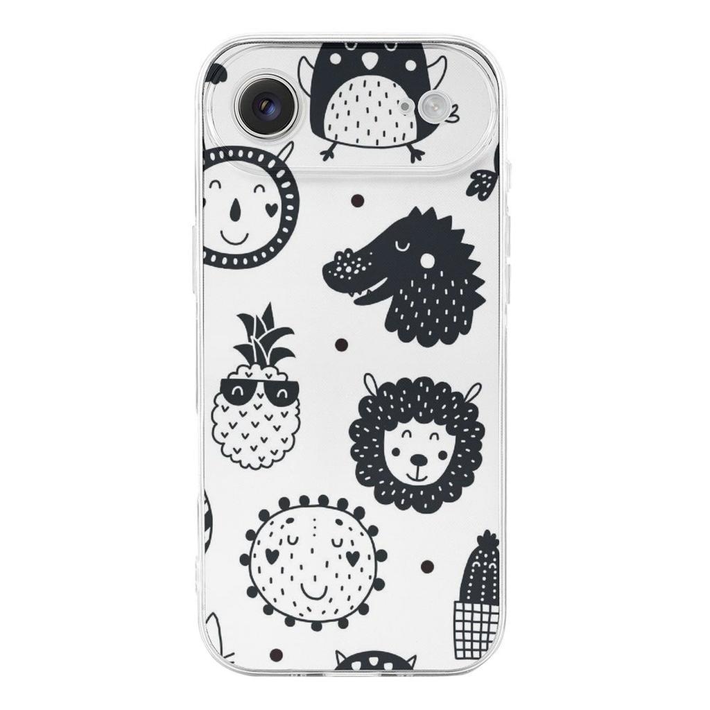 1 шт. ТПУ чехол для телефона для iPhone 17/17Air/17Pro/17ProMax с тонким профилем, противоскользящими бортиками, приподнятыми краями вокруг камеры, отзывчивыми кнопками