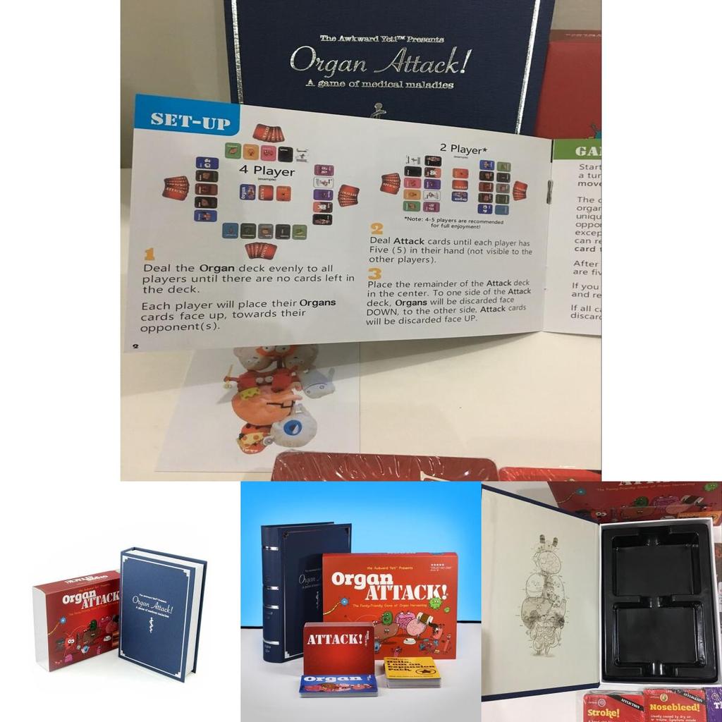 Awkward Yeti Organ Attack The Hilarious Semi-educational Board Game