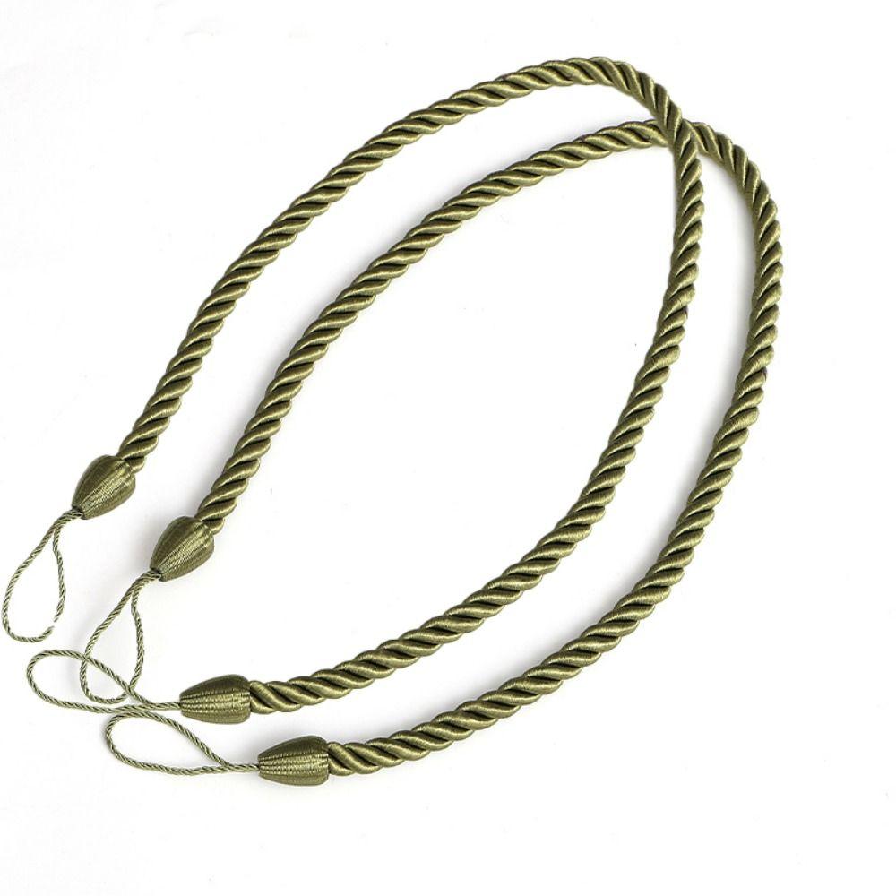 2Pcs Ins Style Curtains Binding Rope Easy To Use Curtains Tied Strap Home Decor