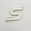 WGL2 3D Metal S Logo Front Grille Emblem Badge Car Rear Trunk Stickers For Ford Focus Fiesta Escape Ecosport Kuga Mondeo Accessories