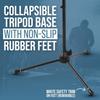 Shure by Gator Deluxe Tripod Microphone Stand, Straight Type, with Pistol Grip Clutch, SH-TRIPODSTANDDX