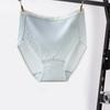 Stylish Female Panties Thin Flat Belly Moisture Wicking Solid Color High Waist Women Briefs Inside Wear