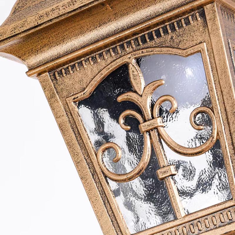 American Retro Outdoor Waterproofing Pendant Lamp Nordic Garden Courtyard Chandelier Lamps Aesthetic Room Decor LED Lights