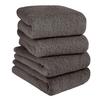 Hiorie Made In Japan Face Set of Charcoal Premium Staple Instant Senshu Specialty Towel Certified (Hiorie) Hotel-Style Towels, Classy, 4, Gray,