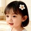 Очаровательная цветочная детская заколка для волос – Элегантный и простой аксессуар для челки для женщин