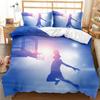 3Pc Fire Basketball Bedding Microfiber Queen/King Size Sports Comforter Set For Teen Boys,2 Pillowcase And 1 Polyester Cover