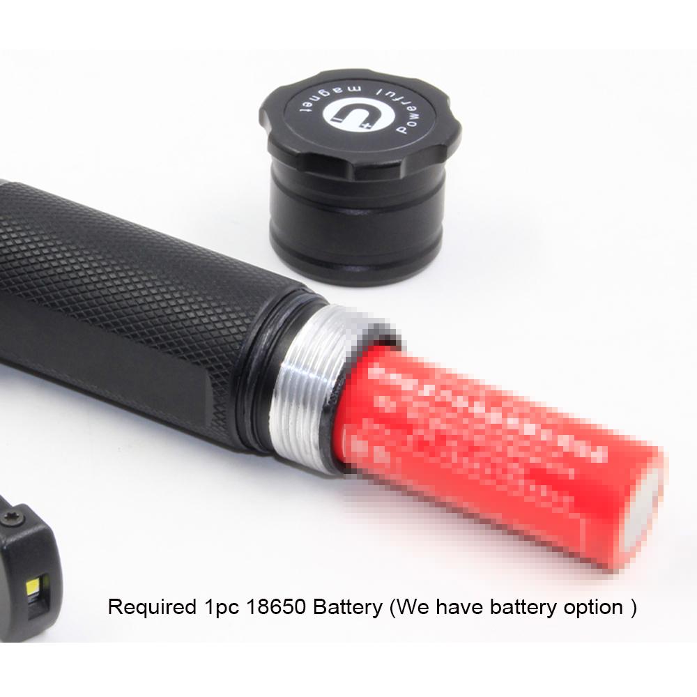 COB XPE светодиодный аварийный фонарик для кемпинга 18650 USB гаражный рабочий фонарь складной магнитный инспекционный фонарь на 360° красный стробоскоп SOS