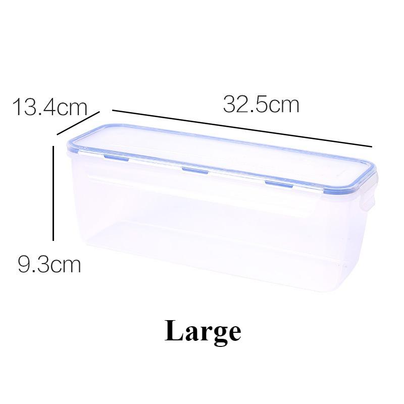 Plastic Bread Storage Box Airtight Food Storage Container Sandwich Bread Keeper with Lid Loaf Bread Container Kitchen Organizer
