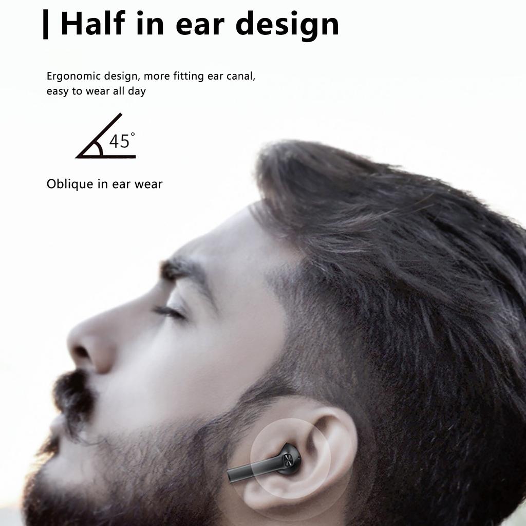 Модная двухцветная беспроводная спортивная полувкладыш Bluetooth-гарнитура J80