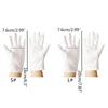 White Kids Gloves for Funeral Formal Tuxedo Parade Costume Gloves Cosplay Costume Dress for Party