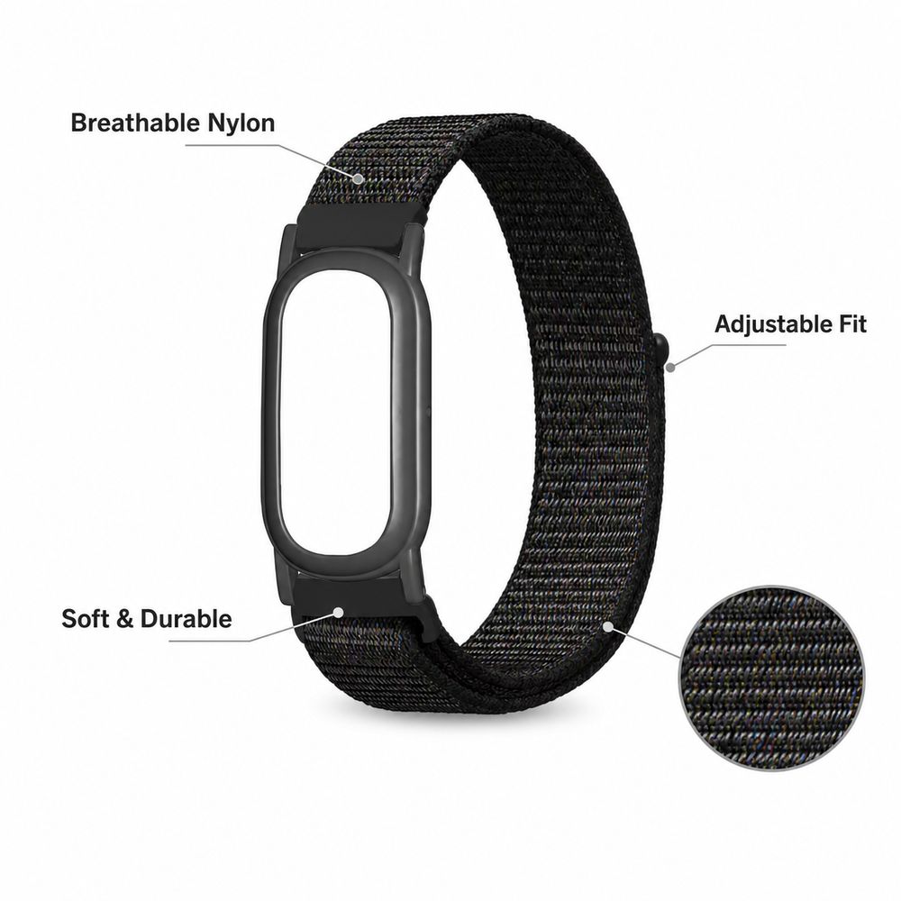 Nylon Loop Strap Adjustable Wristband New Watch Band for Google Fitbit Air Smart Watch Accessories