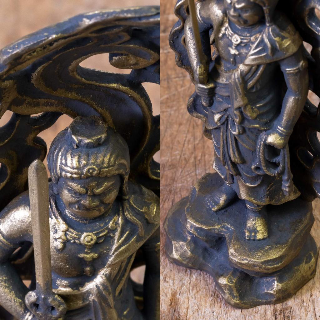 Статуя Будды Акала, золото, Макита Шуун, модель в год божества-хранителя зодиака, Такаока, медная посуда, 15,5 см (Античная отделка) Скульптор (Родился