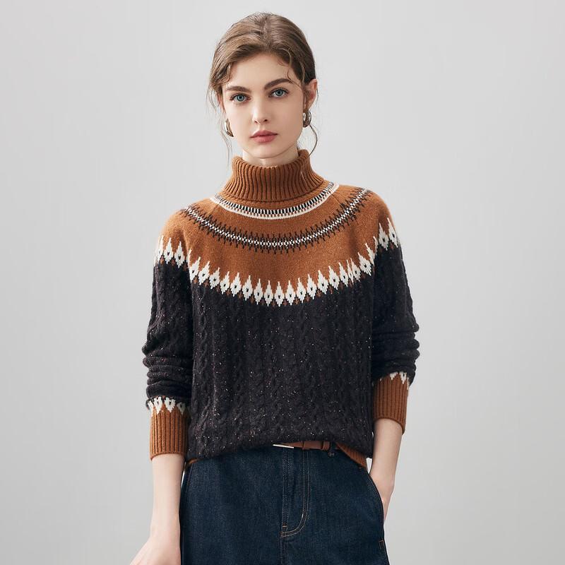 Женский кашемировый свитер в стиле Fair Isle