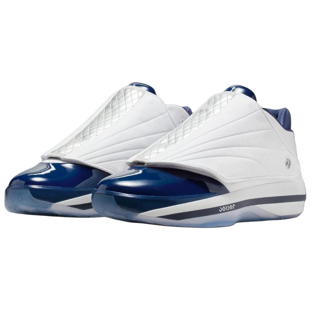 Air Jordan 4016 Полуночный синий Мужские кроссовки Синий Белый Металлик-серебристый IR2080-100