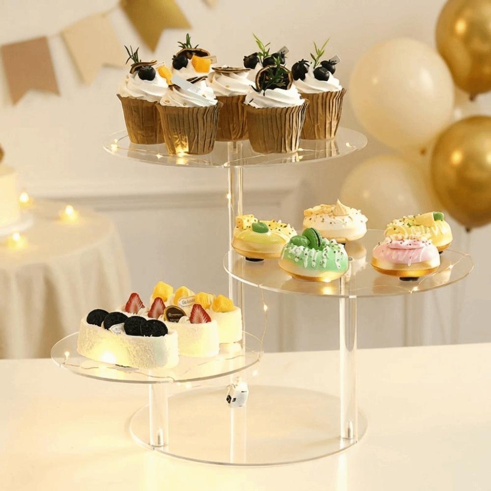 Multiple Layers Cupcake Display Rack Detachable Dessert Display Tray Graduation Party
