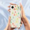 For iPhone 17 Air Case Colorful Trees Pattern Printing Straight Edge TPU Phone Back Cover