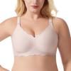 Women's Fashionable Wavy-Design Underwear Nursing Seamless Plus Size Bra for Women
