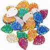 2 Hole Diy 90Pcs 10*14mm  Resin Drop Flatback Rhinestone Wedding Button K94*3