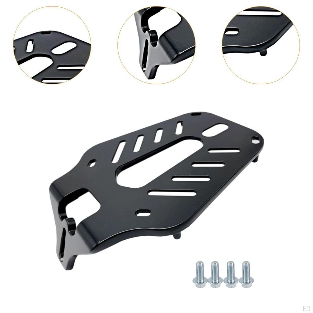 Trunk Bracket Rear Tail Box Carrier Sturdy Mounting Base Plate Aluminum Alloy Extension Support