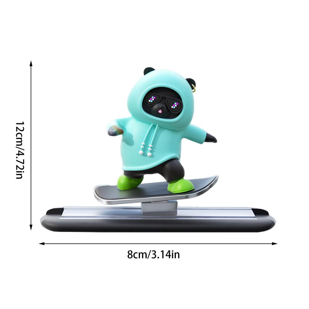 Скейтбординг Медведь Декор для Автомобиля Скейтбордист Медведь Украшение на Приборную Панель Аксессуары для Автомобиля для Декора Салона Автомобиля