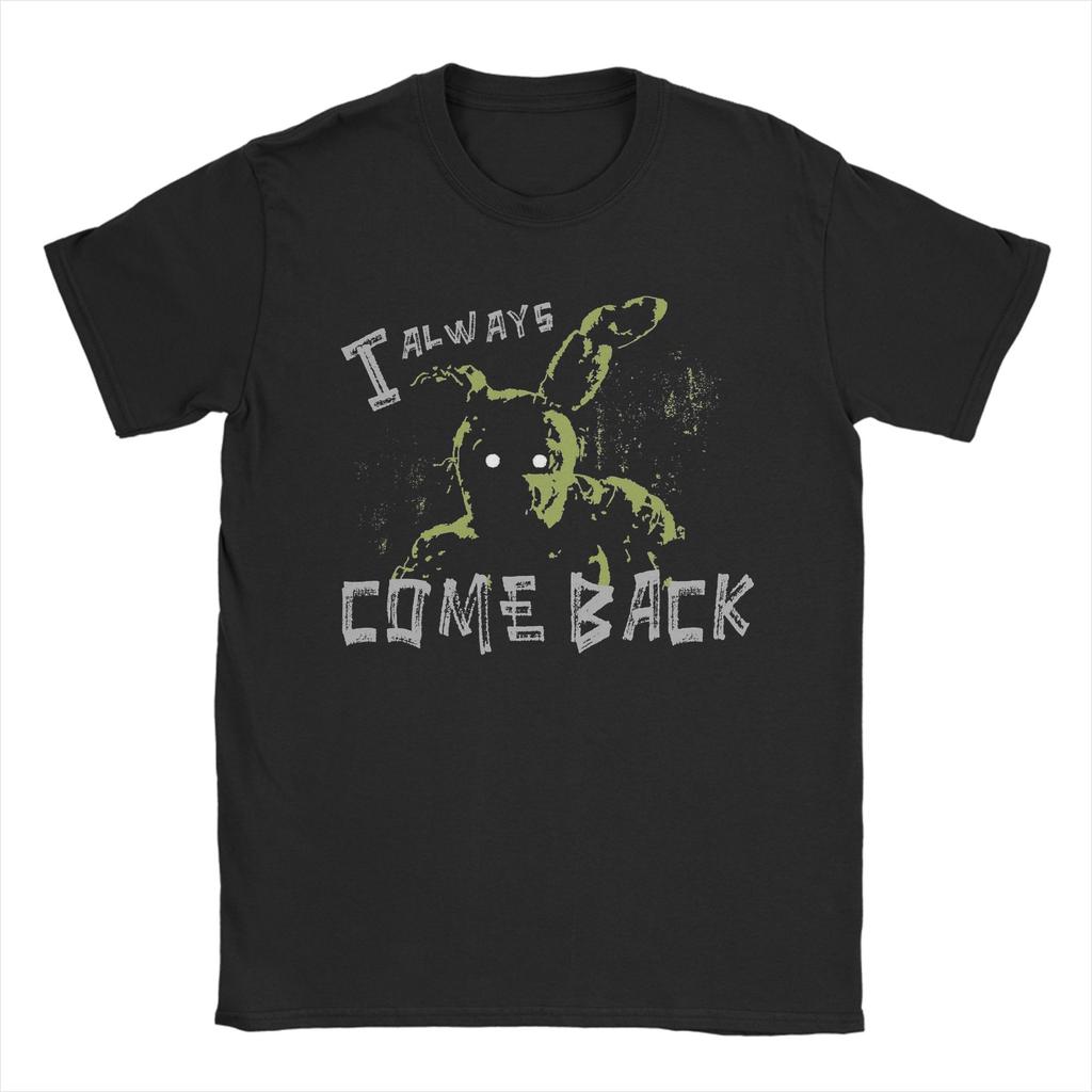 All Seasons FNAF At Freddys T Shirt for Unisex Cotton Tee Shirt Short Sleeve Pure Cotton Tops Streetwear Fashion Casual Tshirt
