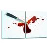 2x GLASS PROTECTIVE PLATE FOR STOVE 40x52 PIECE