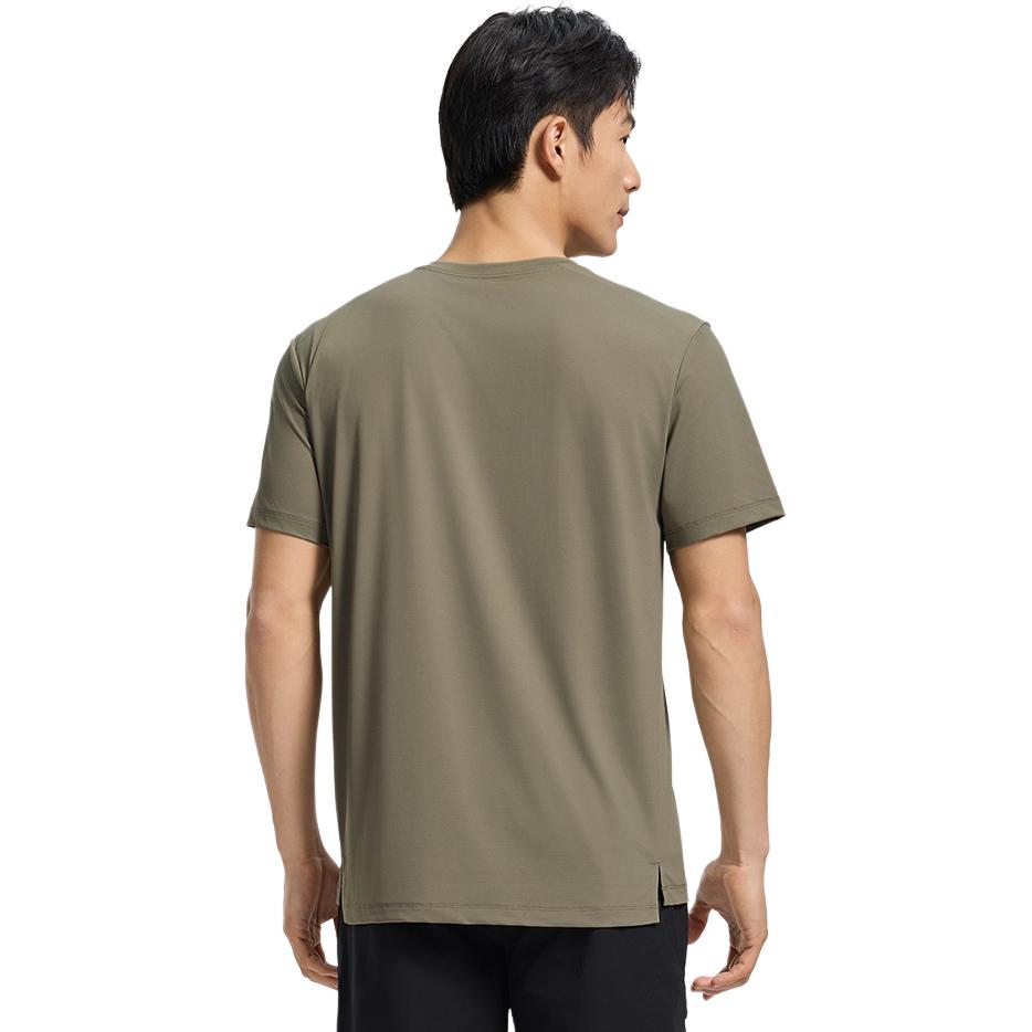 Under Armour SS25 Hiking Series Casual Sports UV Protection Breathable Cool Short Sleeve T-Shirt Men Tops Dark-Olive 15213263-0097