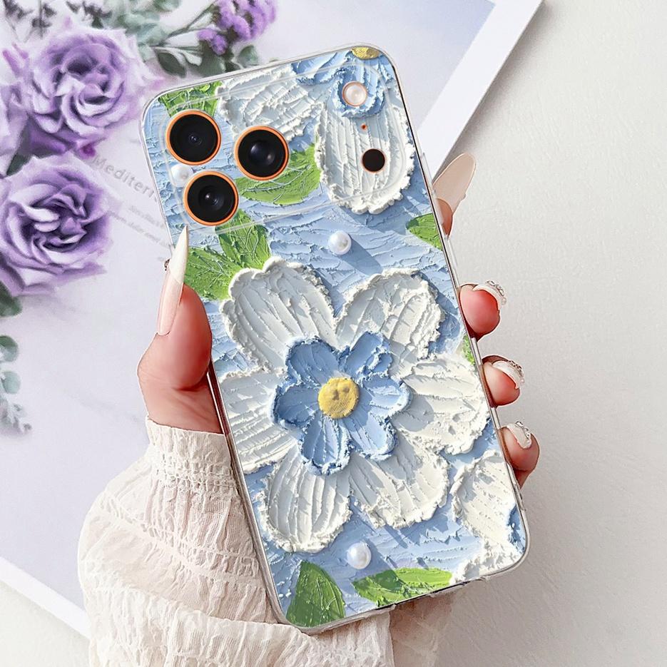 Для Apple iPhone 17 Pro Max Чехол iPhone17 Air Модный Расписной Чехол Мягкий Силиконовый Чехол Для iPhone 17 Air iPhone17 Pro Max Fundas