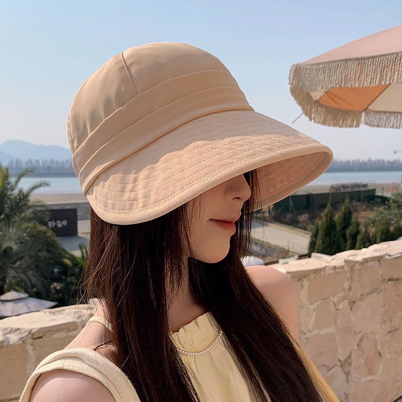Женская летняя шляпа от солнца, складная шляпа с широкими полями, регулируемые кепки для пляжа, летние кепки для рыбалки с широкими полями