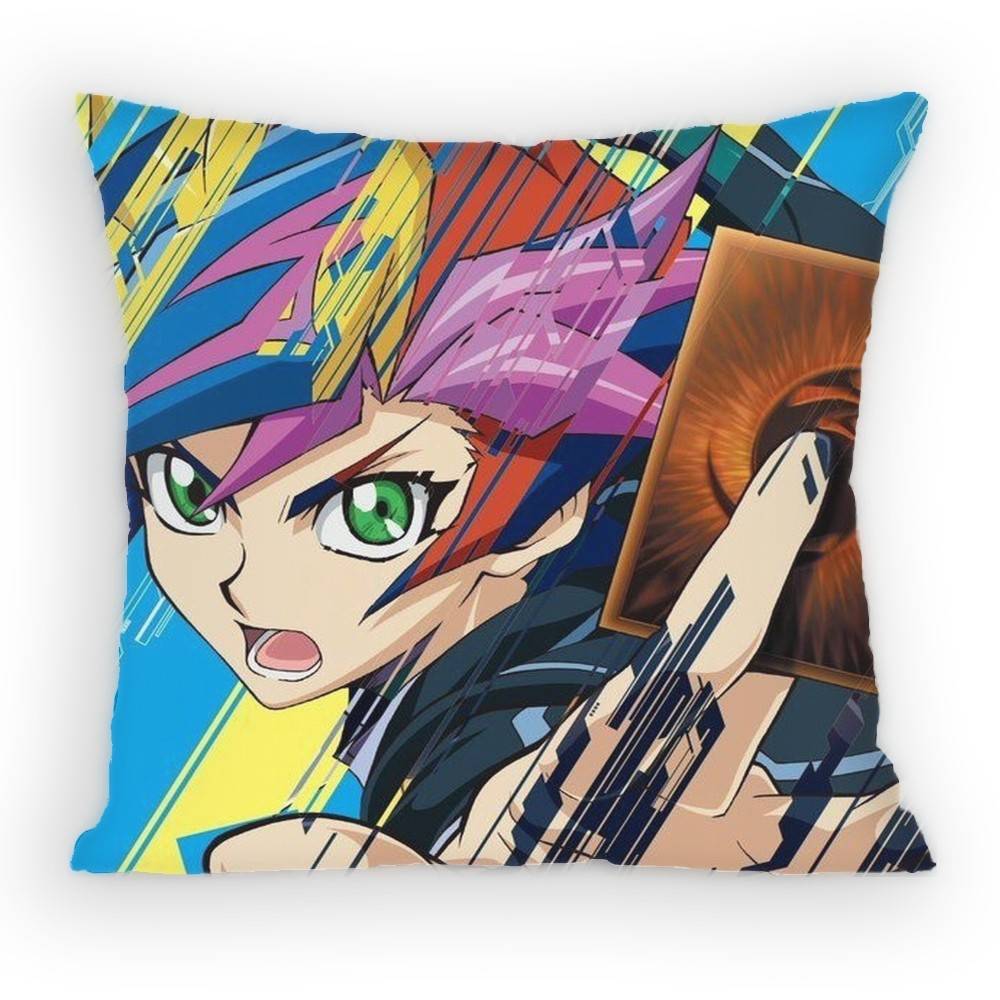 YuGiOh VRAINS Cool Pillow Case Sofa Living Room Bedroom Headboard Backrest Cushion Square Cushion Nap Time