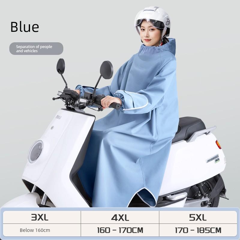 Women's Sleeved Thickened Delicated Cycling Raincoat Electric Car