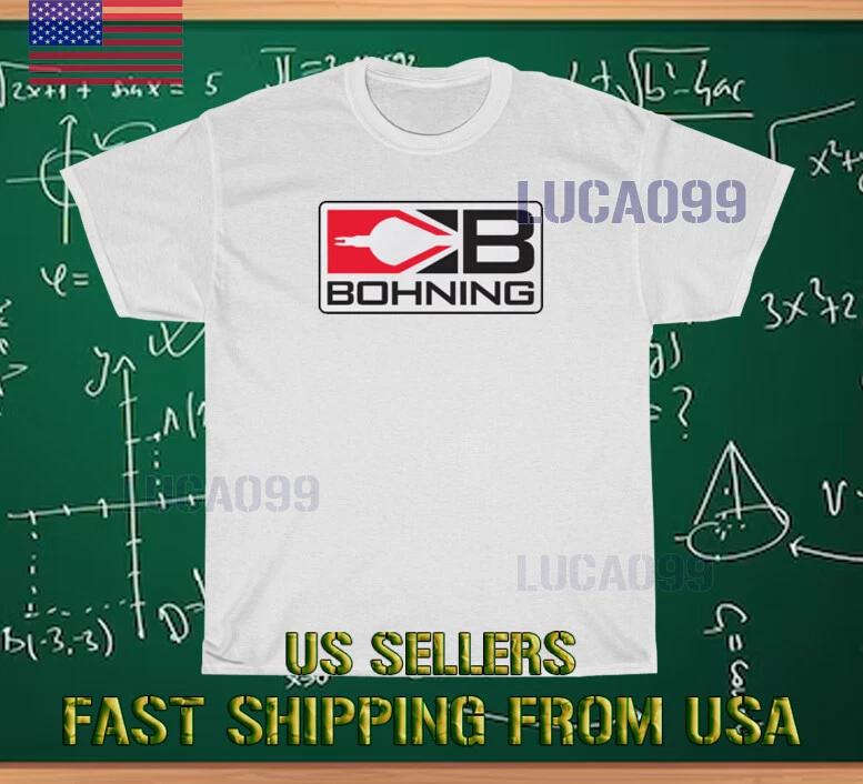 НОВАЯ ФУТБОЛКА BOHNING ARCHERY Футболка СМЕШНАЯ АМЕРИКАНСКИЙ США РАЗМЕР S-5XL