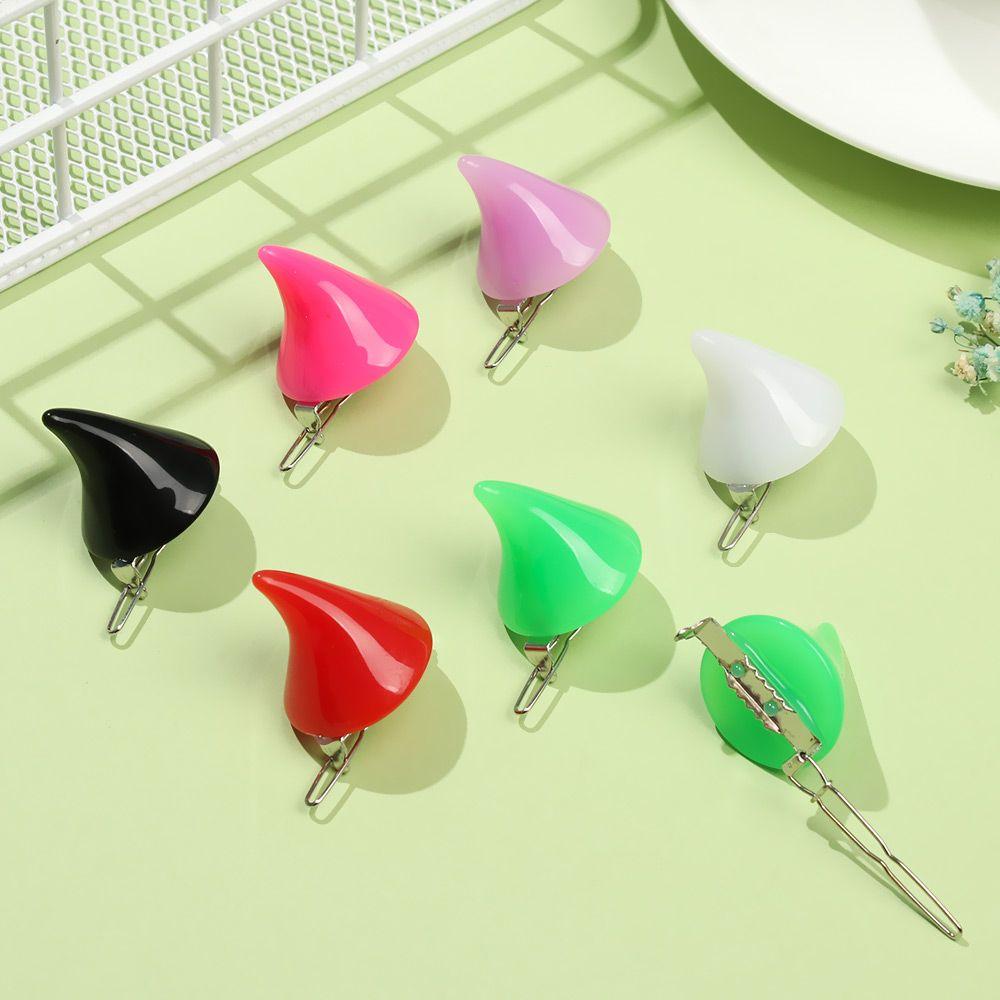 1 Pair Girls Women Hair Accessories Gothic Costume Pin Small Demon Hair Clips OX Horn Hairpins