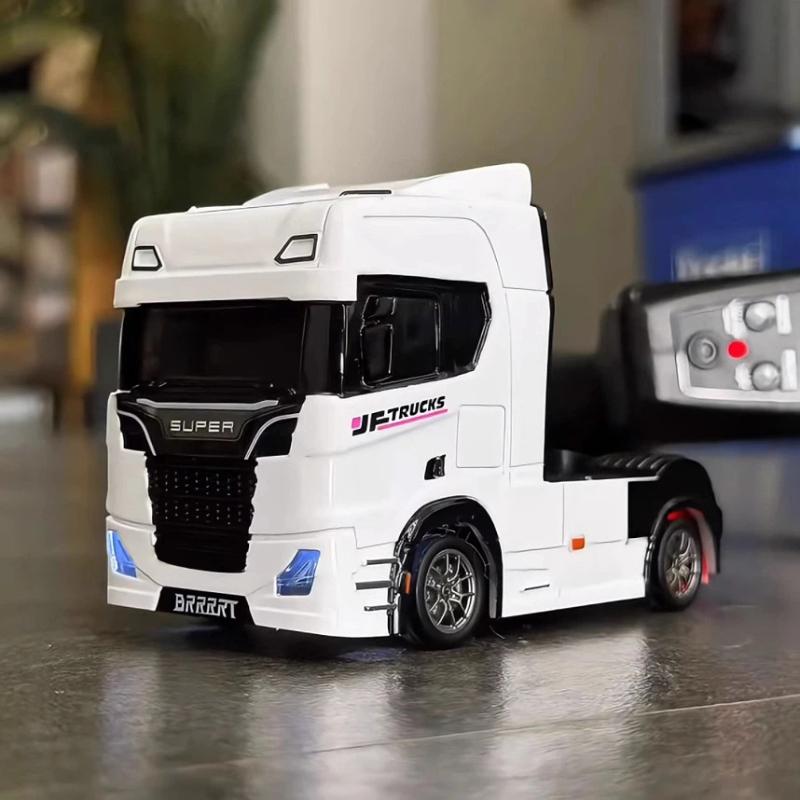 1/43 Радиоуправляемый Грузовик Самосвал 2.4G Настольный Мини Автомобиль с Дистанционным Управлением Строительная Техника Игрушки для Мальчиков Рождественский Подарок