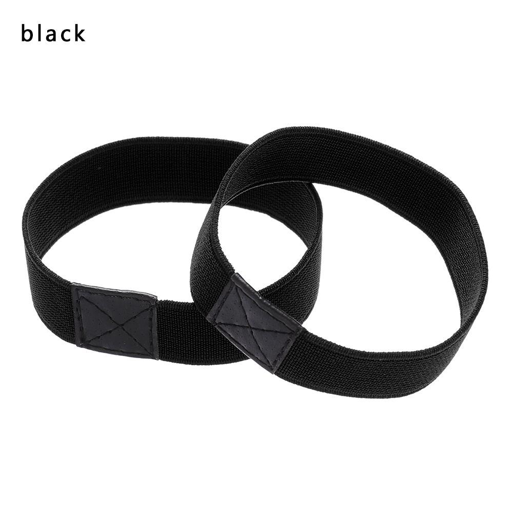 1 Pair Solid Color Anti-loose High Elastic Shoes Band Hold Loose High Heels Shoe Lace Shoe Straps