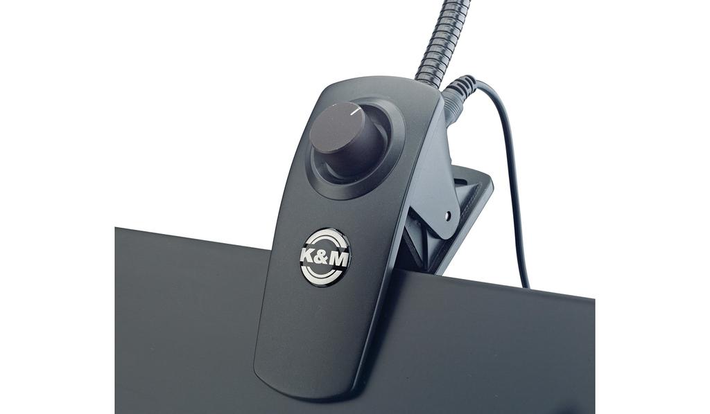 K&M Music Stand Light [12295] Color: Black