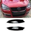 Car Headlights Eyebrow Eyelids Cover Carbon Fiber Sticker Decorative Accessories for VW GOLF 5 MK5 GTI R 2005 2006 2007