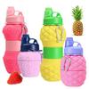 Fruit Shape Pineapple Sport Bottle Pineapple Collapsible Water Bottles  Outdoor