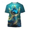 3D Cool Dragon Printed T Shirt Children Fashion Streetwear Tee Shirts For Men Unisex Harajuku Short Sleeves Cute Clothes Top