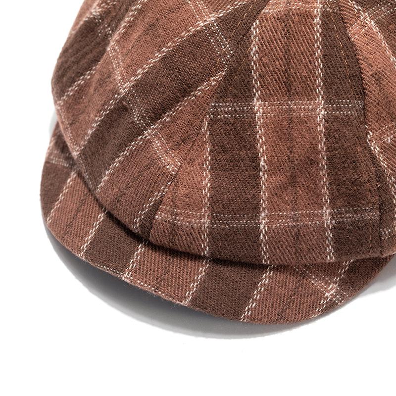 Кепка Forward в цветную клетку женская осенне-зимняя кепка Newsboy для мужчин восьмиугольная кепка