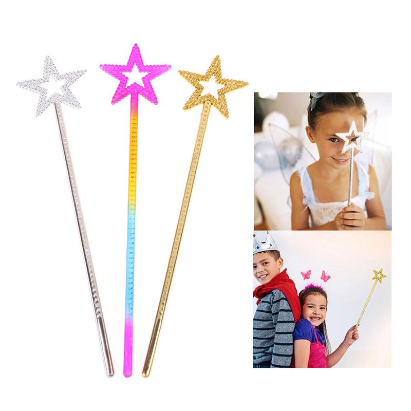 1 Pcs Fairy Wand Angel Star Magic Wand Five-Pointed Star Princess Magic Fairy Cane