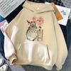 2024 Men's And Women's Long Sleeves Studio Ghibli Totoro Japanese Anime Funny Cartoon Hoodie Women Spirited Away Miyazaki Hayao Sweatshirt 90s