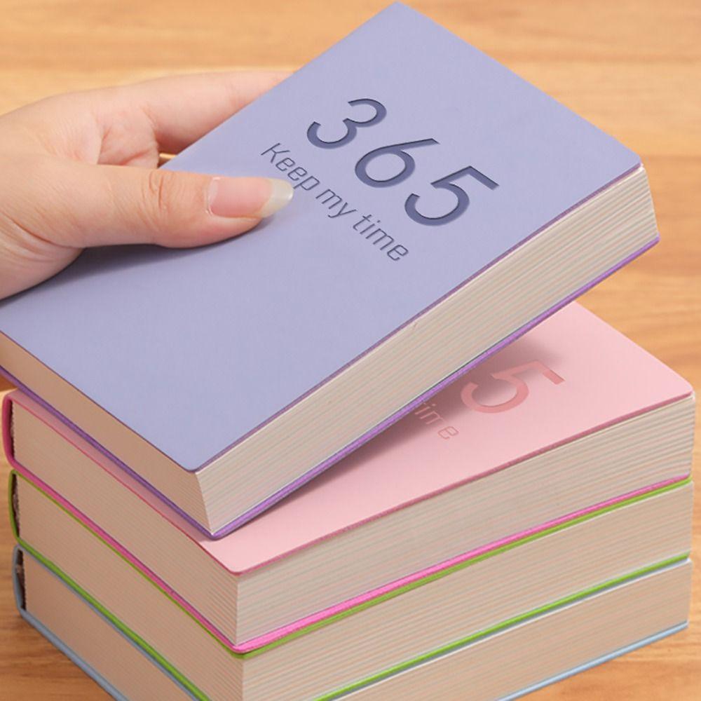 С календарем, ежедневником, еженедельным планировщиком на 365 дней, блокнотами, мини-книгой-повесткой дня на 2025 год для студентов