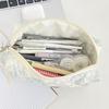 Kawaii Pencil Case Korean Style Simple Floral Pencil Pouch For Girl Soft Cotton Large Capacity Stationery Storage Bag
