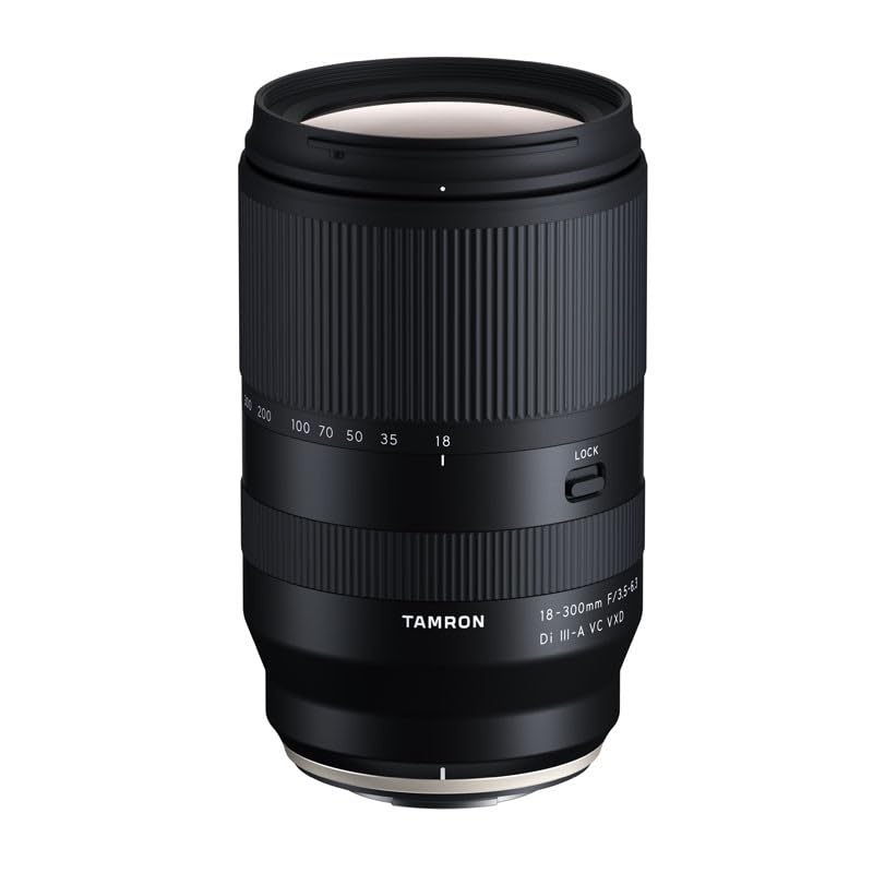Tamron 18-300mm F3.5-6.3 Di III-A VC VXD Lens for Fujifilm X-Mount [B061X] - All-in-One Zoom Lens