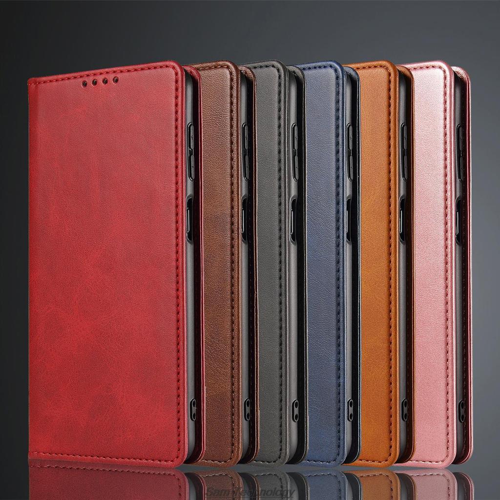 Magnetic attraction Leather Case for OPPO Reno 8T 6.43" / OPPO Reno8 T 4G Holster Flip Cover Case Wallet Phone Bags Fundas Coque