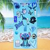 Western Anime Pattern Soft Thick Microfiber Large Towel For Children Beach Swimming
