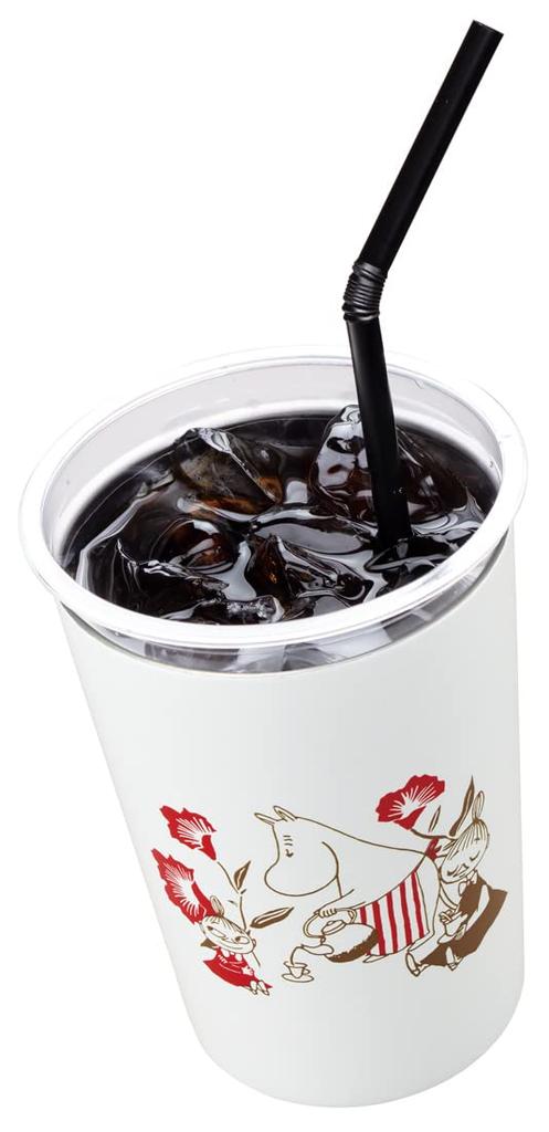 Стакан из нержавеющей стали для кофе из магазина Skater Convenience 400 мл Муми-тролли Чаепитие Вакуумная изоляция Изолированный/Холодный STCV2-A