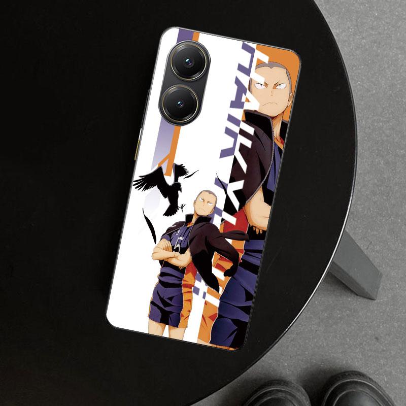 Чехол для телефона Аниме Haikyuu Школьный волейбол для Xiaomi Poco X6 X5 X7 Pro F7 Ultra Redmi 15C 15 13C 13 12C 12 10C 10 10A 9C